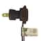35ct. Warm White LED Mini Christmas Lights Set With Brown Wire